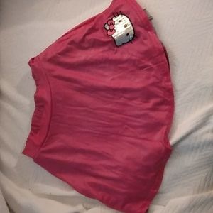 Hello Kitty Pink and Black Skirt size 4/5